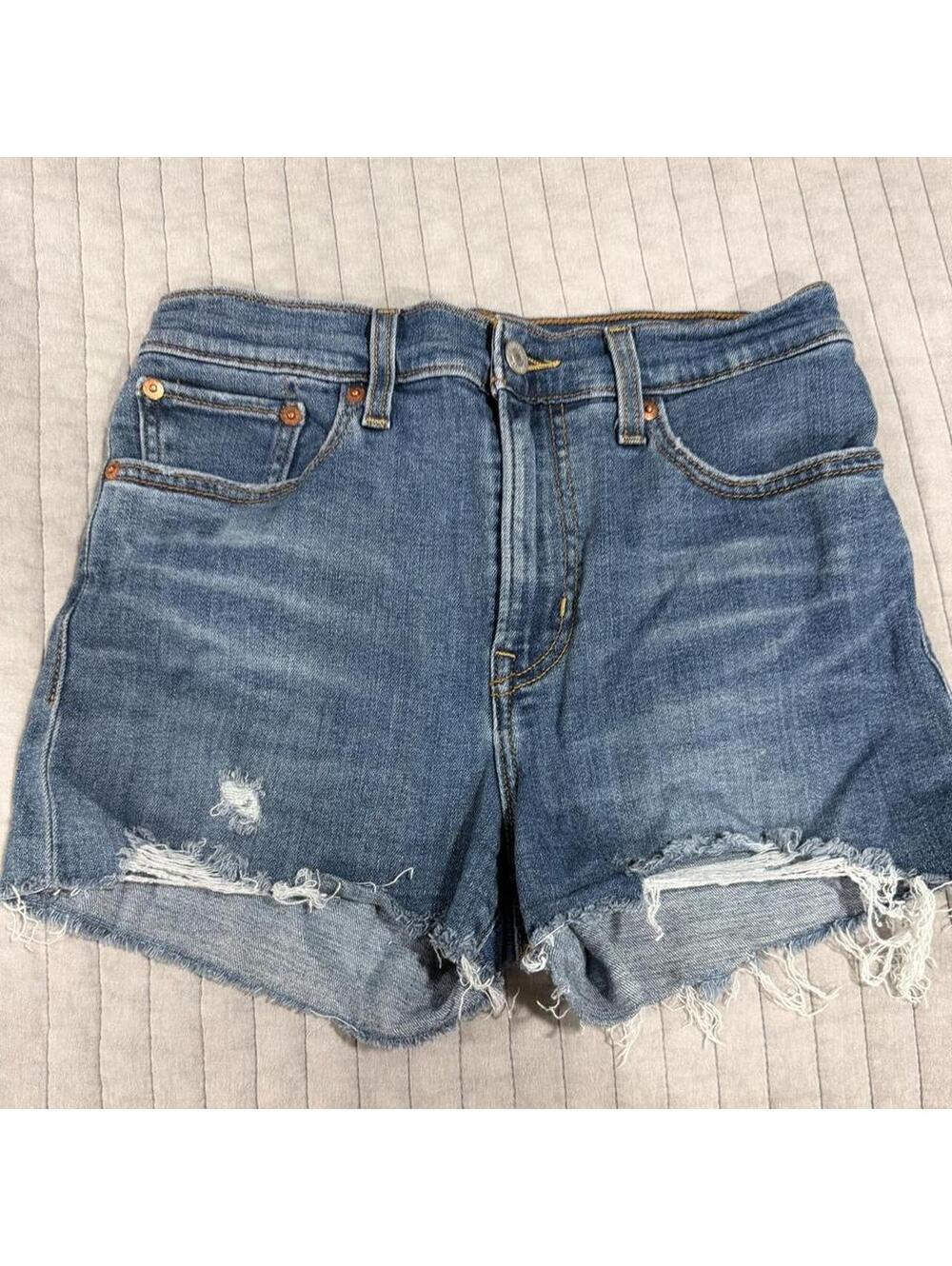 Levi's Women's Blue and Navy Shorts